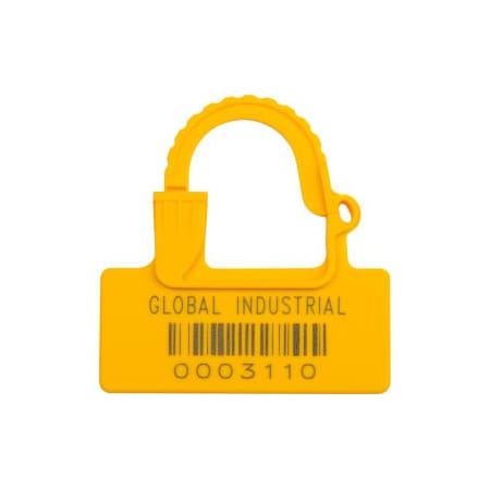 Cambridge Security Seals One Piece Padlock Seal Yellow 100/Pack OPP00265